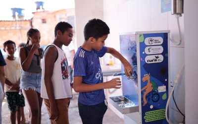 Filtragem da Agua Camelo na Comunidade do Sumaré - Divulgação