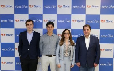 Foto da esquerda para direita Dr. Lenio Gavio, Dr. Fernando Augusto de Vascocellos Santos, Dra. Erika Vrandecic, Dr. Lucas Nogueira