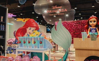 Loja da Disney tem seções separadas por personagens