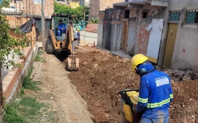 Obras em comunidades da Bacia da Pampulha